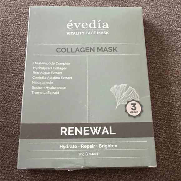 ÉVEDIA Collagen Renewal Masks - Set of 3 (New in Box) - Picture 4 of 5